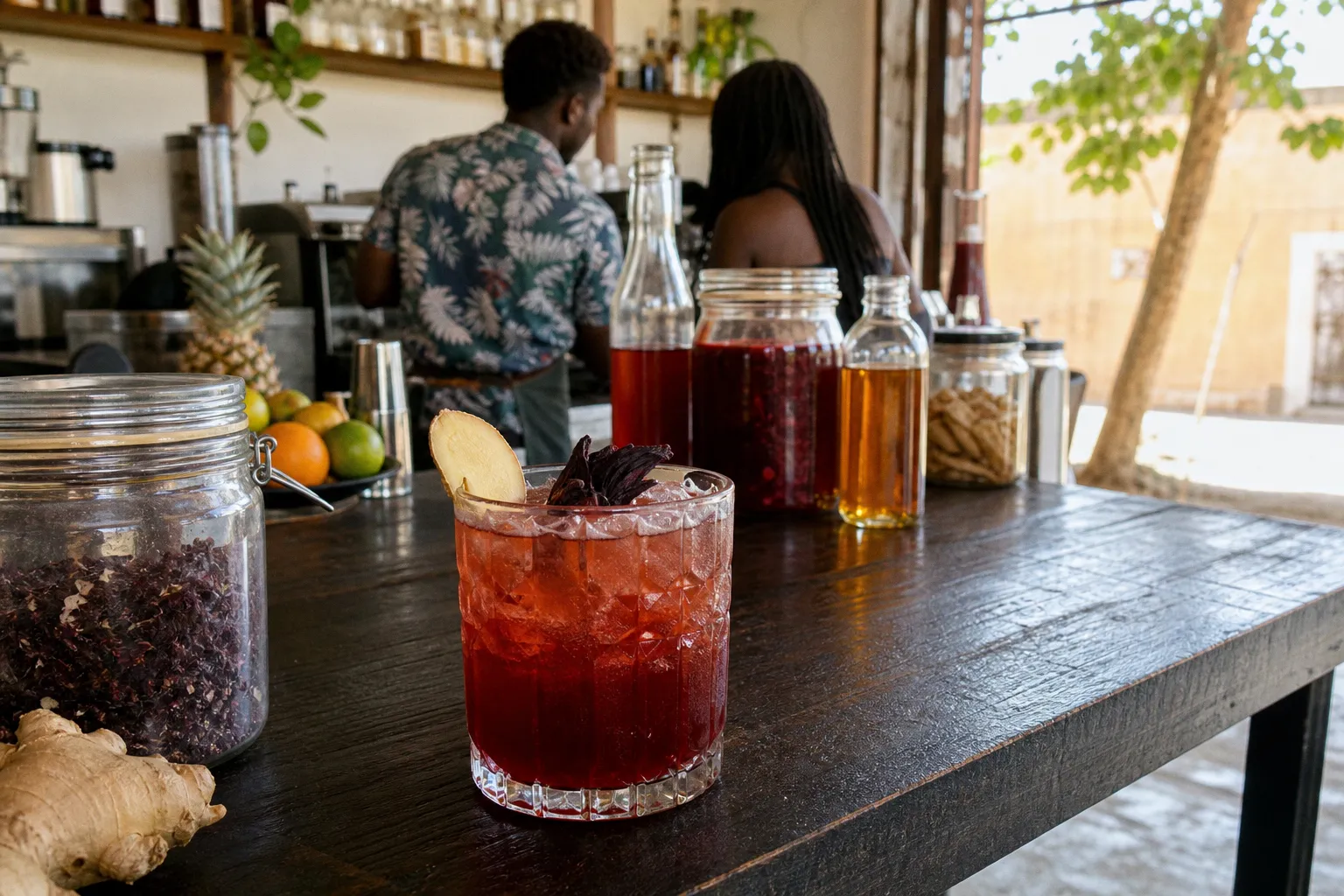 Bar a cocktail maison : le défi de Thomas pour une soirée afro