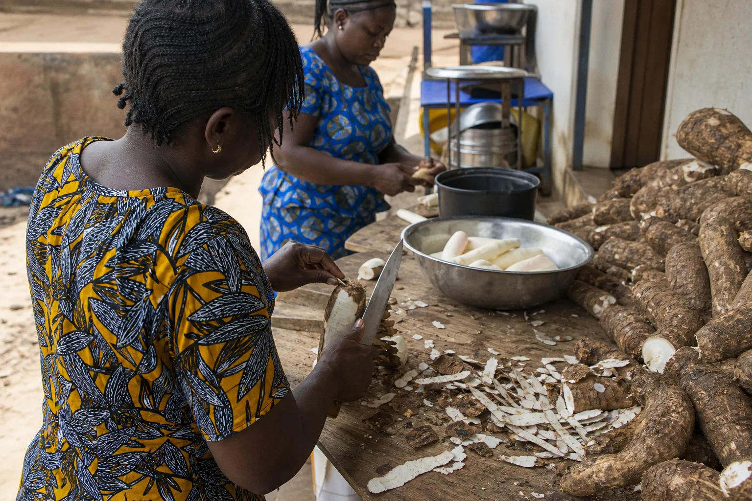 Manioc : la technique pour l'éplucher en un temps record